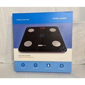 Powlaken Body Fat Smart BMI Scale Digital Bathroom Wireless Weight Scale - NEW